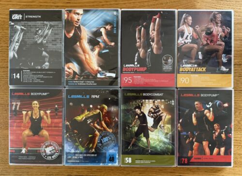 Les Mills DVD Lot & NOTES ONLY (NO CD) RPM BODYATTACK GRIT BODYCOMBAT Workout - Picture 2 of 11