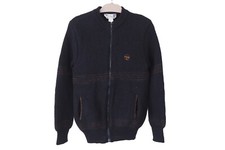 Vintage SERGIO TACCHINI Cardigan Sweater Size M retro 90s blue made in Italy