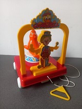 Vintage Giocattolo Tiro A Attrezzi Giostra Carrusel Clown Otaria Circo la paz