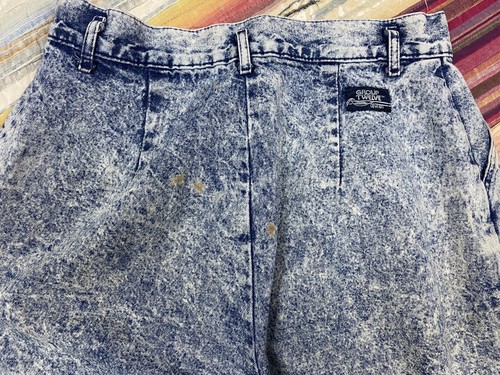 VTG Group Twelve Levis Acid Wash Mom Jeans Sz 26x26 100% Cotton USA High Waist - Afbeelding 10 van 12