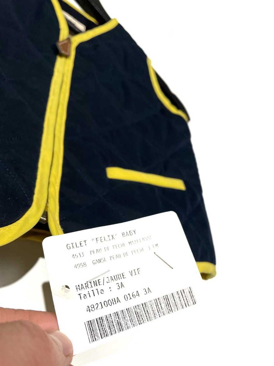 HERMÉS エルメス　キッズ ベスト3a Hermes Gilet “Felix” Baby Kids Vest 3A New With Tag | eBay