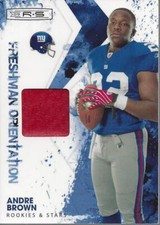 2009 Rookies and Stars Freshman Orientation Jersey Prime Andre Brown Jersey/50