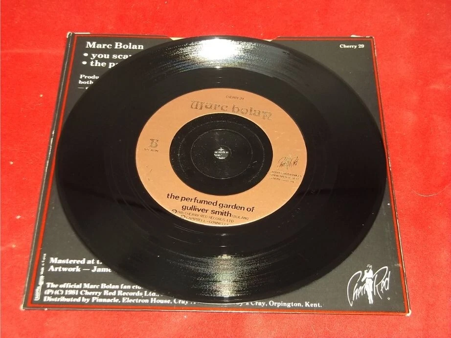 Marc Bolan: You Scare Me To Death 1981 EX+ 7" + Flexi Foto 4 de 4