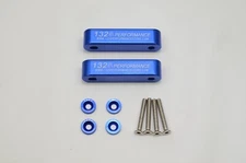 1320 Performance Aluminum 1 inch hood spacer civic integra delsol eg ek dc2 Blue