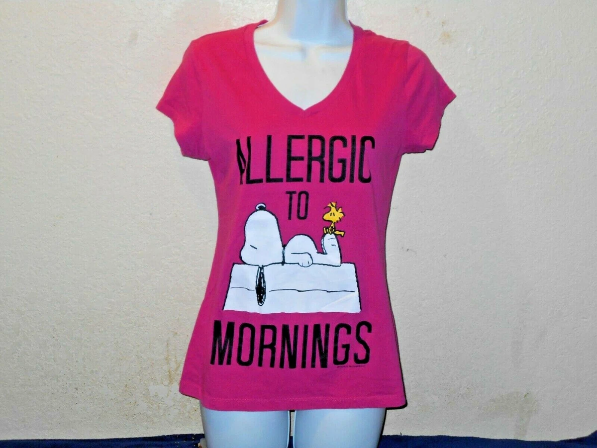 snoopy pink shirt