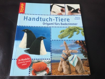 Topp Handtuch- Tiere Origami fürs Badezimmer 16 Modelle NEU
