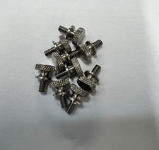 Knurled Thumb Screw Stainless Steel 6-32 Thread 1/4 length - 10 Pieces - 870SP23