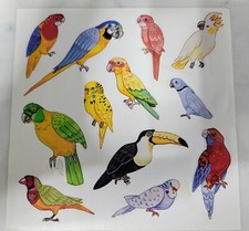 1990-2000 BIRDS Stickers Assorted beautiful bird Journal Craft Scrapbook