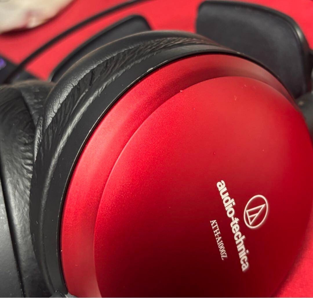 Audio-technica ATH-A1000Z Headphones Wired ART MONITOR Red