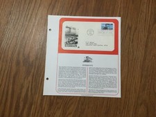 USPS 1996 Robert E Lee RIVERBOATS 32c First Day Cover & Info Sheet PCS