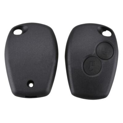 Black 2-Button Remote Key Fob Shell Case For Renault Dacia Modus Clio 3 Twingo