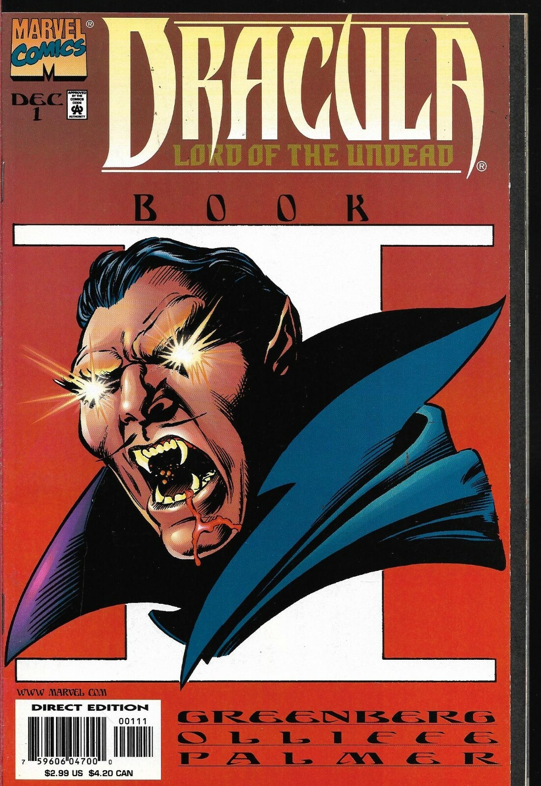 DRACULA - LORD OF THE UNDEAD (1998) #1-3 Set - Back Issues (S)