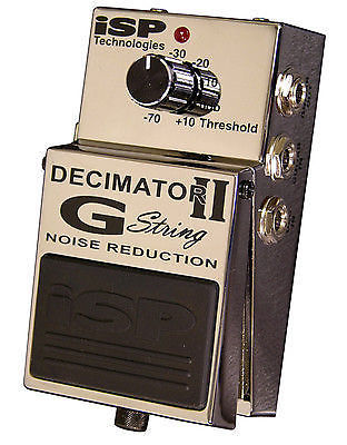 ギター ISP DECIMATOR II G STRING PEDAL ISP Decimator II G String Noise Gate Pedal - Perfect Circuit