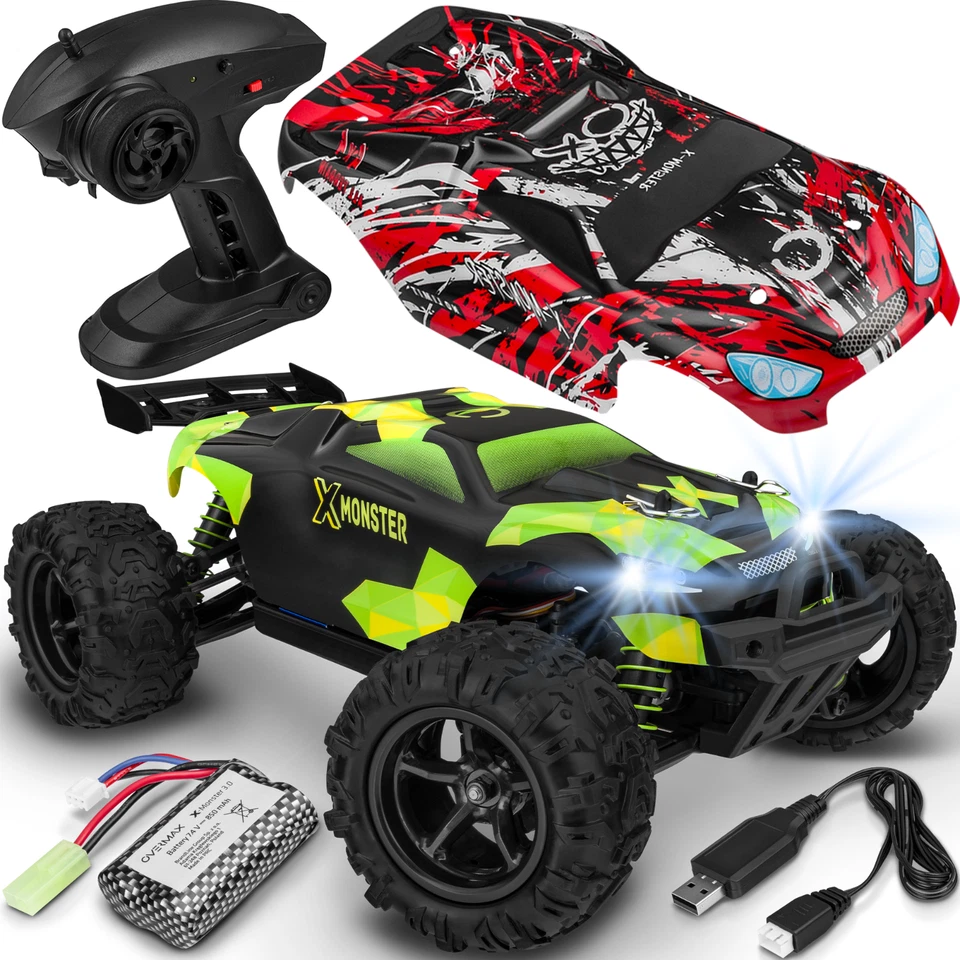 Ferngesteuertes Auto Monster Truck OVERMAX bis 30 km/h 100m Reichweite