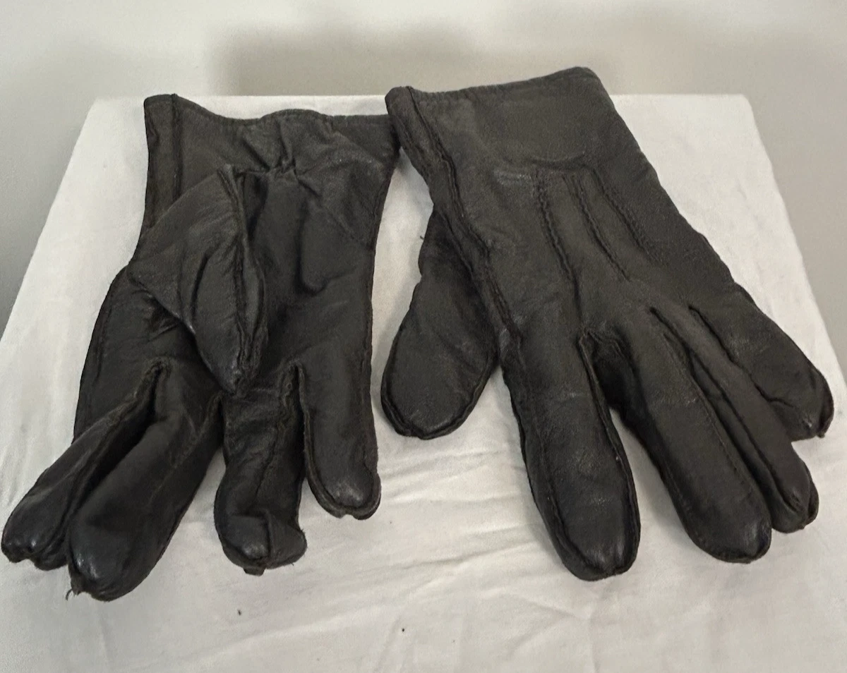 Vintage Men's Challenger Pigskin Leather Gloves with Cotton Lining medium