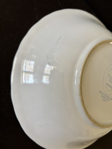 Set 4 CHRISTIAN DIOR French Country Rose Oyster White Cereal / Soup Bowls - Picture 12 of 12