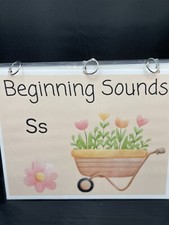 Beginning Sounds Reading Phonics Activity Busy Book Game Educational Children s