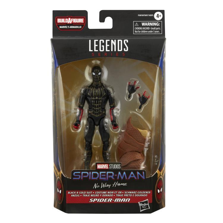 Marvel Legends Spider-Man Black & Gold (Marvel's Armadillo BAF) | eBay
