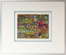 Orig. James Rizzi 3 D Grafik "A pride in a culture" HANDSIGNIERT NEU vergriffen