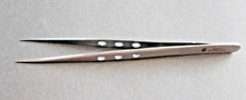 Pinzette 12 cm spitz Splitterpinzette gerade Edelstahl silber
