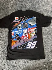 Vintage Jeff Burton NASCAR Citgo Racing #99 Double Sided T-shirt L3