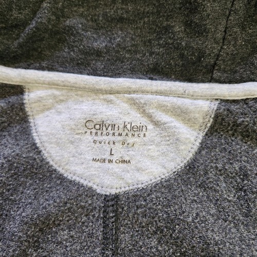Calvin Klein Women's Large Full Zip Gray Black Performance Jacket Hoodie - Picture 13 of 17