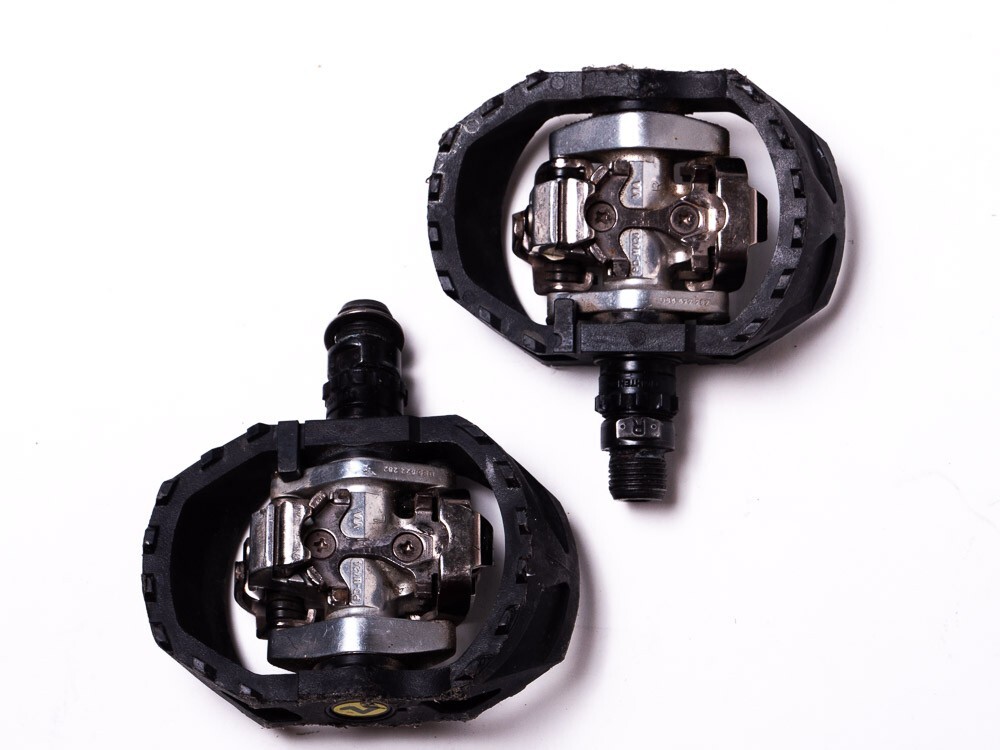 Pdm424 Shimano PD-M424 Flat Pedals, W/Cleats, Vittoria, SPD, Black