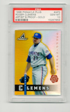 1998 PINNACLE PLUS GOLD ARTIST'S PROOF ROGER CLEMENS #/100 PSA 10 GEM MINT POP 1