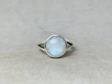 Rainbow Moonstone Ring,925 Sterling Silver Ring,Handmade Ring,All Sizes 3 to 14
