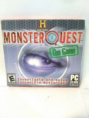 HISTORY CHANNEL Monster Quest Legends PC Computer Game Cryptology Mysteries