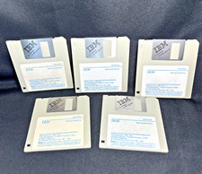 IBM OEM PC DOS 3.30 Startup/Operating - 5 3.5" Floppy Diskette 1987 Vintage