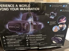 utopia 360 virtual reality 3d headset