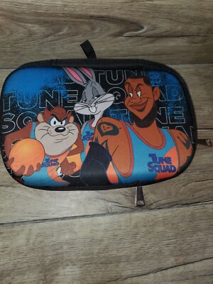 Space Jam Tune Squad Pencil Case/Zipper Pouch/Storage Lebron James Bag Bugs Taz