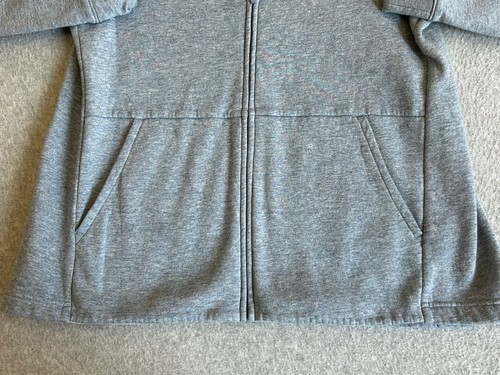 Nike Jacket Youth XL Blue Full Zip Fleece Lined Hoodie Sweatshirt Girls Big Kids - Picture 4 of 10