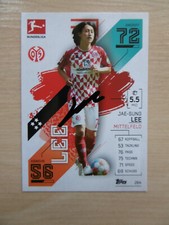 Jae-Sung Lee autograph signed TC Topps Bundesliga 1st FSV Mainz 05 21/22