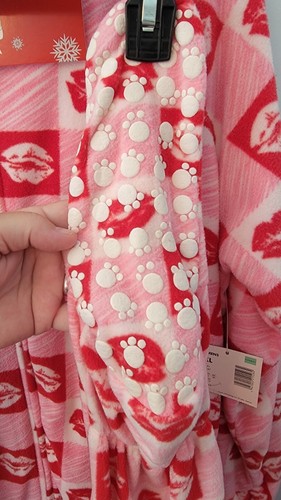 Joe Boxer Womens Footie Pajamas Pink Red Lips One Piece Sleepwear Size XL - Picture 7 of 24