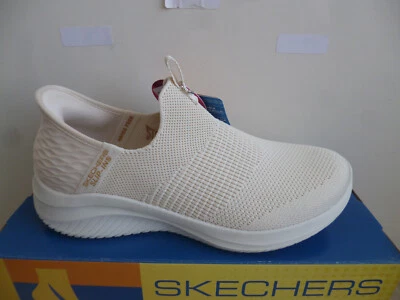 Skechers Slip Ins Slippers Sneakers Sports Chaussures Beige 149708 - Photo 1/4