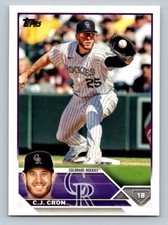 2023 Topps C.J. Cron #63 Colorado Rockies