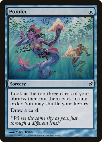 MTG Ponder - Foil, Lorwyn, English | eBay