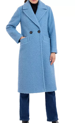BCBGeneration Women's Double-Breasted Bouclé Walker Coat SIZE XL