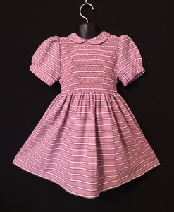 robe rose col claudine