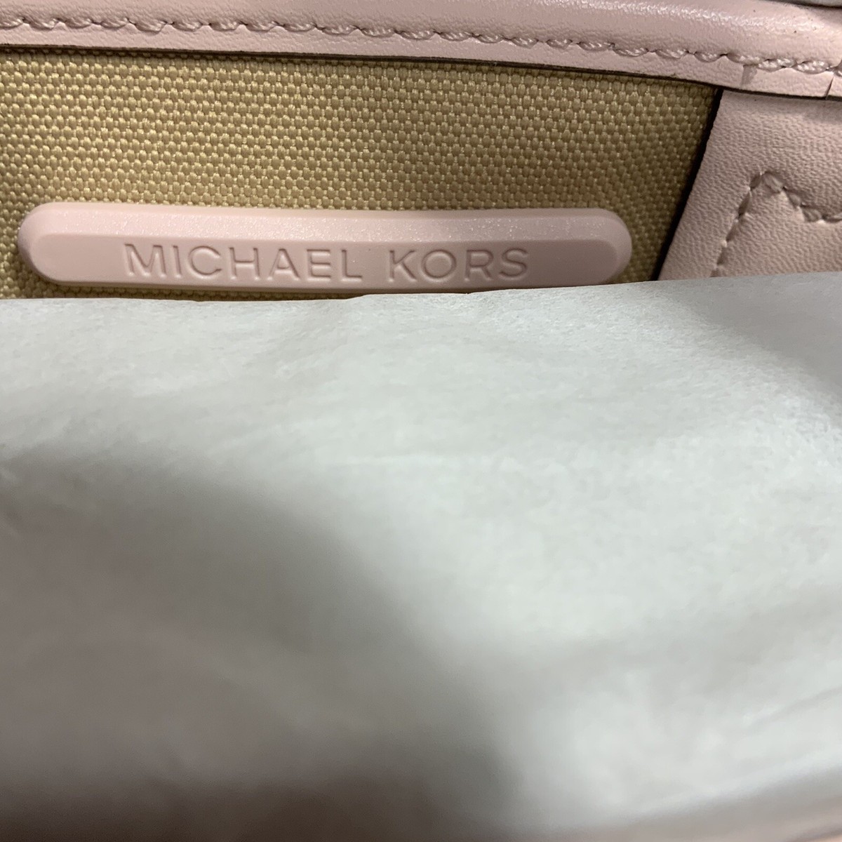 Michael Kors Jodie Small Powder Blush Jacquard Recycled Polyester 