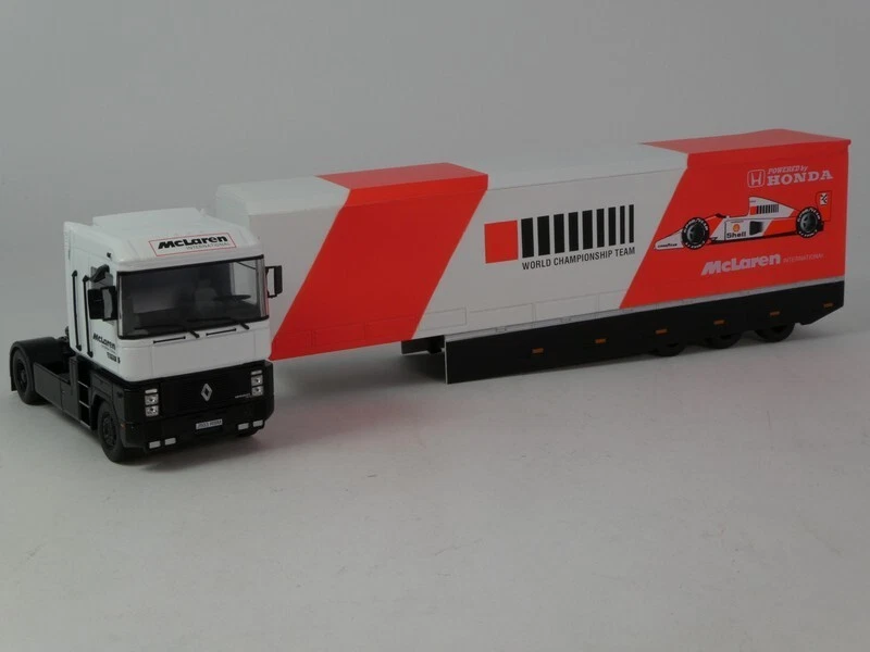 Altaya Renault Magnum Mclaren F1 car transporter  World Champion 1/43 LAF1713 - Immagine 4 di 4