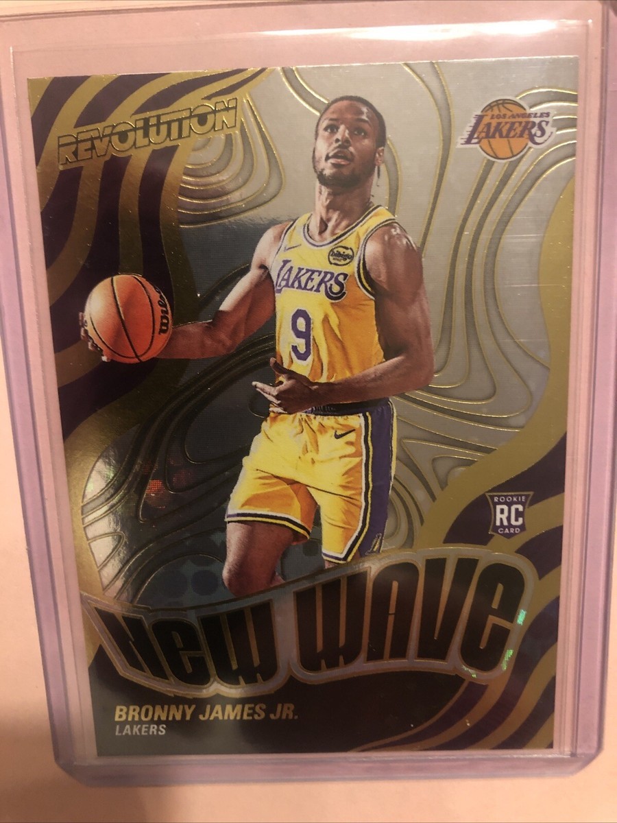 Bronny James Jr. 2024-25 Panini Revolution New Wave Insert RC #6