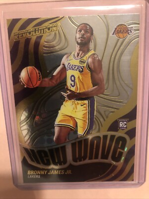 Bronny James Jr. 2024-25 Panini Revolution New Wave Insert RC #6
