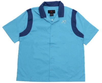 Nike Air Jordan Flight Club Loose Fit Button-Up Shirt DZ3340-427 Women's Size L