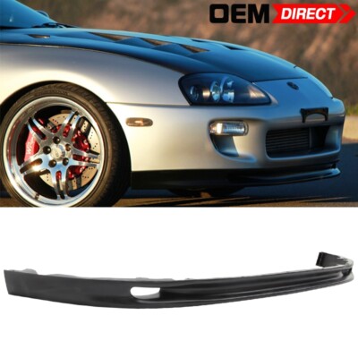 Fits 93-98 Toyota Supra Magic Whifbitz Aero Style Unpainted PU Front Bumper Lip
