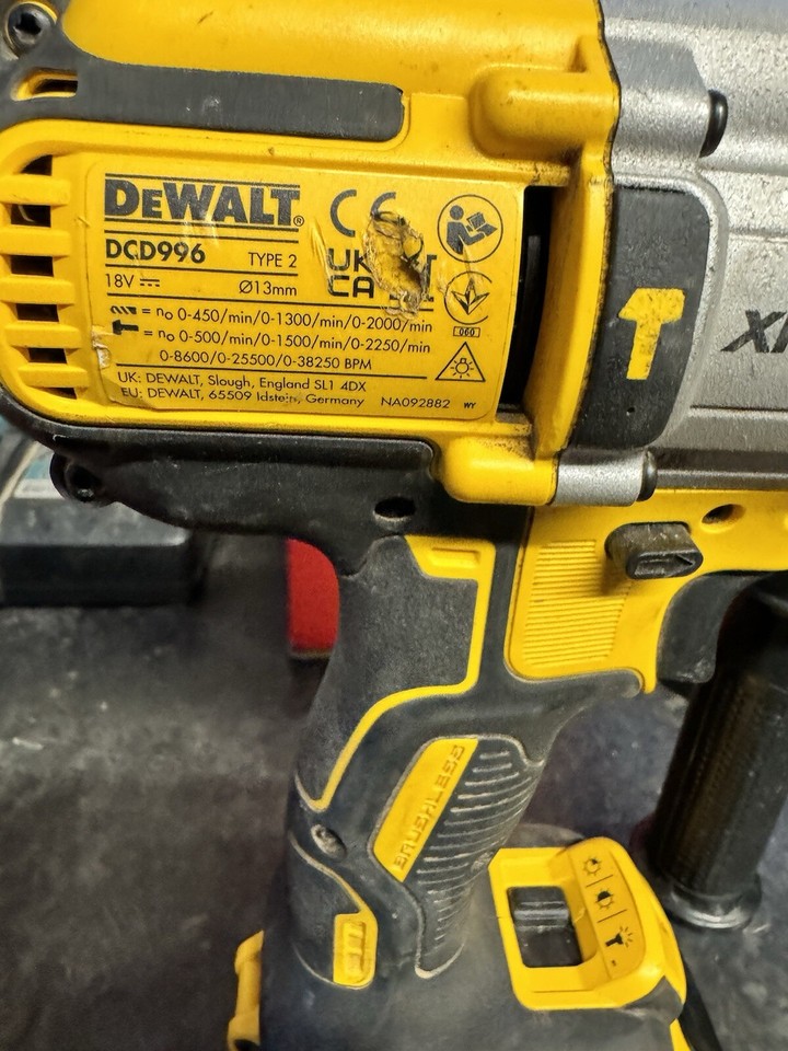Dewalt drill set DCD996 & DCF887 +2 5amp batteries + charger eBay
