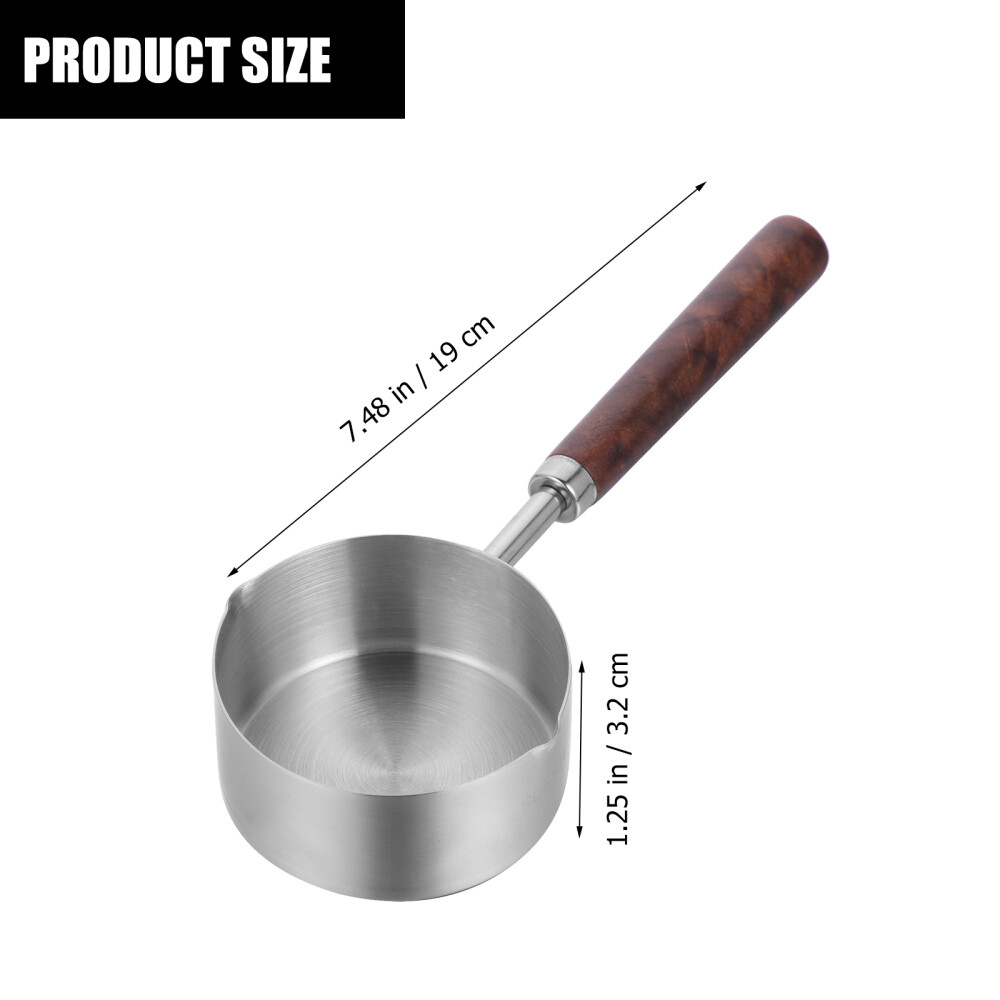 Egg Cooker Stainless Steel Small Oil Pan Portable Frying Heat-resistant