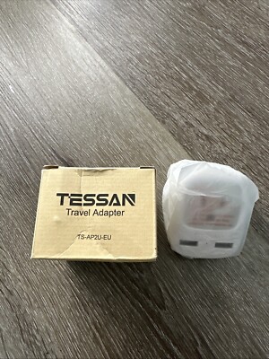 Tessan Type C Travel Adapter with USB Port - TS-AP2U-EU-Gray